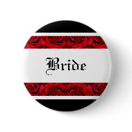 Red roses buttons templates - customizable button