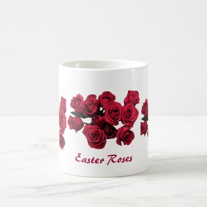 Red Roses Easter Mug