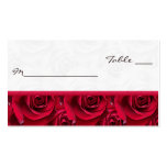 Red Roses Galore Placecards Business Cards