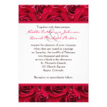 Red Roses Galore Wedding Invitation