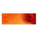 Red Roses Gift Tag business cards by elenaind Red Roses Gift Tag business cards
