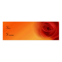 Red Roses Gift Tag profile cards