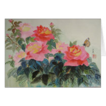 red roses cards