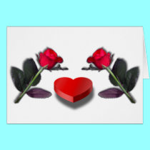 Red Roses & Heart Shaped Candy Box cards by Artists4God Red Roses & Heart Shaped Candy Box cards