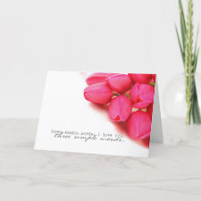 red roses heart valentines day card