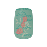 Red Roses Inkblot Floriogrpahy, Love Print Minx® Nail Wraps