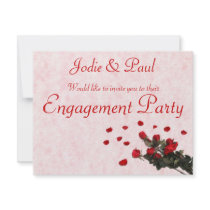 Red Roses - Invitation by ZazzleBusinessCards Red Roses - Invitation
