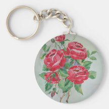 Red roses Key chain