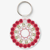 red roses keychains