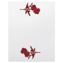 Red Roses Letter Head letterhead by TastefulDesigns Red Roses Letter Head letterhead