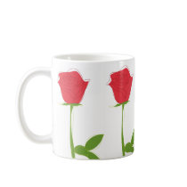 Red Roses Mug by bebek_ijo Red Roses Mug
