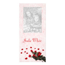 Red Roses - Rack Card rack cards