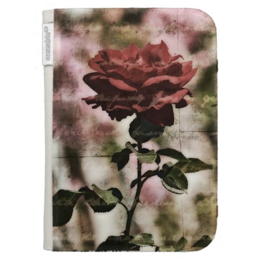 Red Roses Romantic Garden Kindle Covers
