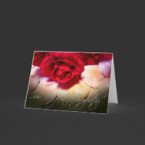 Red Roses Sand Dollars Deepest Sympathy cards