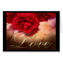 Red Roses Sand Dollars Love cards
