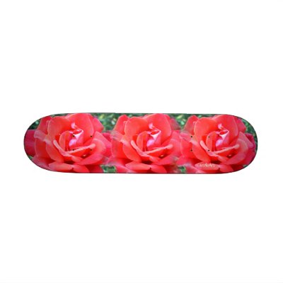 "Red Roses" Skateboard by CaroleArt