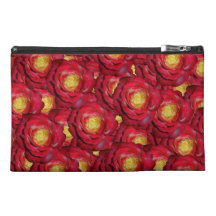 Red roses travel accessories bags