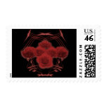 Red Roses &amp; Tribal Pattern: Custom Postage