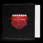 Red Roses Wedding in Las Vegas Album binders