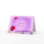 Red Roses Wedding Invitation Card