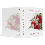 Red Roses Wedding Memories Binder