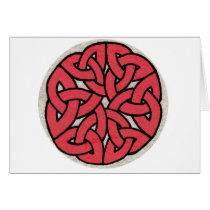 Red Round Knot card by haidabeaver Red Round Knot card