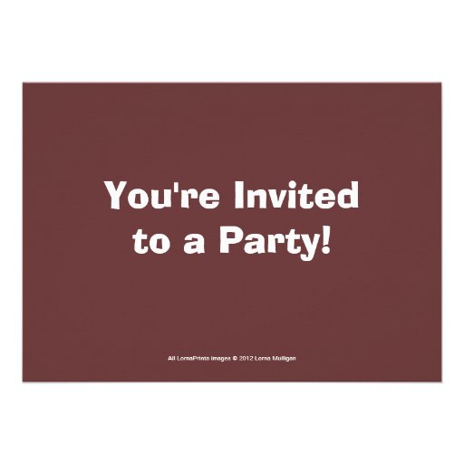 Red Ruffed Lemur Birthday Party Invitation