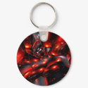 Red Rum Abstract Keychain by alexanderbutler Red Rum Abstract Keychain