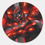Red Rum Abstract Sticker