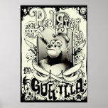 Red Rum Gorilla Print