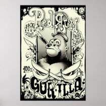 Red Rum Gorilla posters