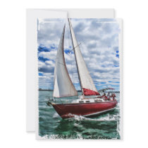 Red Sailboat, Blue Sky, Green Sea Edges Announcement