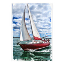 Red Sailboat, Blue Sky, Green Sea Edges Announcement