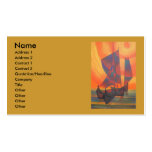 Red Sails in the Sunset Business Card Templates