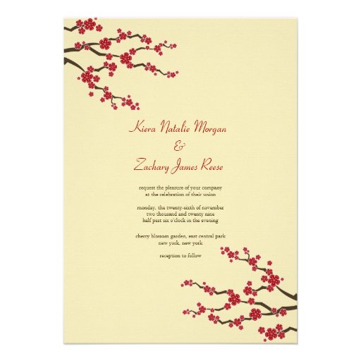 zen wedding invitations