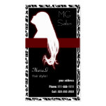 Red Salon businesscards and appointment business cards