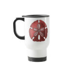 Red Sand Dollar Mug