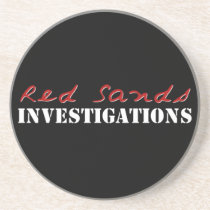 Red Sands logo coaster coasters