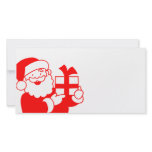 Red Santa Photo Card