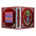 red satin holly photobook binders