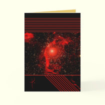 Red Scarf cards by MoiraAshleigh Red Scarf cards