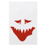 Red Scary Face. Monster. flyers