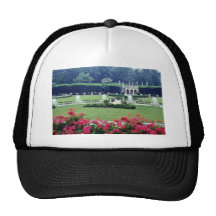 Red Scene from conservatory balcony, Longwood Gard Hat