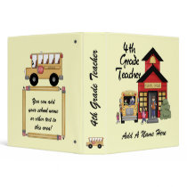 Red Schoolhouse 4th Grade Teacher Binder