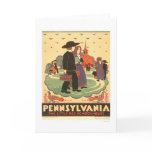 Red Schoolhouse Amish 1938 WPA Greeting Cards