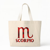 Red Scorpio Horoscope Symbol Bags