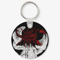 Red Scorpion - Keychain by bontondesigns Red Scorpion - Keychain