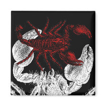Red Scorpion - Magnet #1 by bontondesigns Red Scorpion - Magnet #1