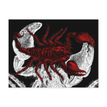 Red Scorpion - Postcard by bontondesigns Red Scorpion - Postcard