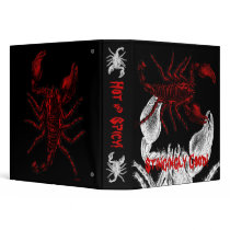 Red Scorpion - Recipe Binder by bontondesigns Red Scorpion - Recipe Binder